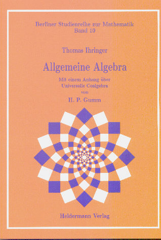 Umschlagforto Allgemeine Algebra
