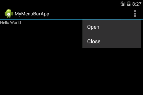 menubar